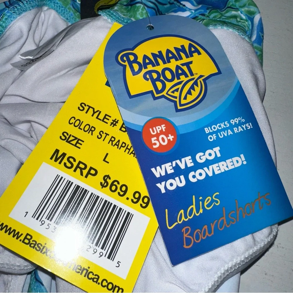NWT Banana Boat UPF50+ Ladies Boyshorts - Picture 9 of 11